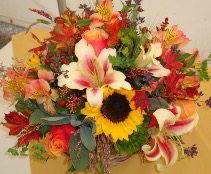 Amber Awe Fall Arrangement