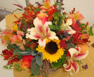 Amber Awe Fall Arrangement