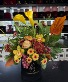 Amber Elegance Velvet Box Arrangement