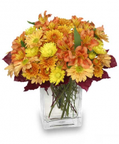 Amber Waves Fresh Flower Vase