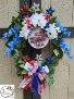 America  Grapevine Wreath