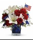 America The Beautiful Vase Arrangement