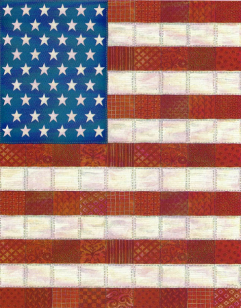 American Flag Quilt 