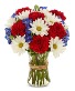 America's Glory Vase Arrangement