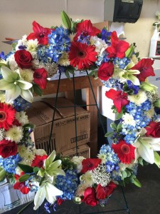 Americana Wreath Sympathy Wreath