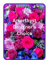 Amerthyst Jeweled Designer's Choice Flower Arrangement