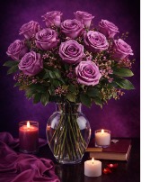 Amethyst Desire Lavender Roses