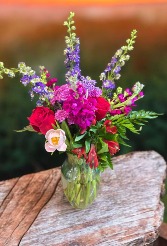 Amethyst Dream Flower Arrangement Vase Arrangement 