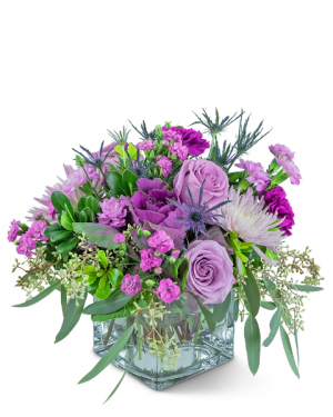 Amethyst Prism Flower Arrangement in Nevada, IA | Flower Bed Amethyst Prism Flower Arrangement in Nevada, IA | Flower Bed