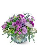 Amethyst Prism Flower Arrangement