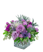 Amethyst Sparkle Flower Arrangement