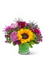 Amethyst Sunshine Flower Arrangement