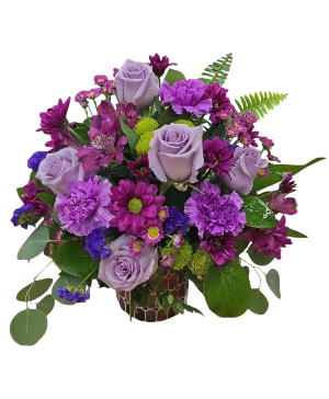 Amethyst Vase Arrangement
