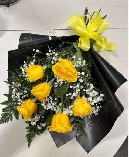 Amor Amarillito 6 Yellow Roses