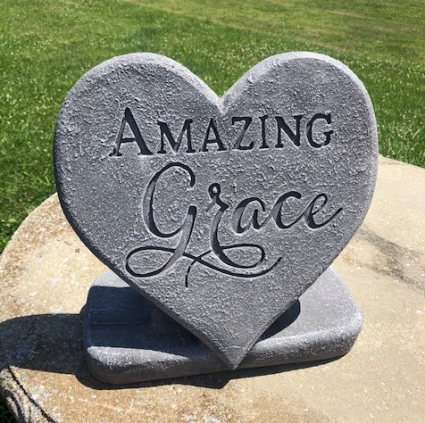 Amzing grace keepsake stone