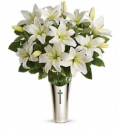 An Abundance of Lillies Funeral Flowers