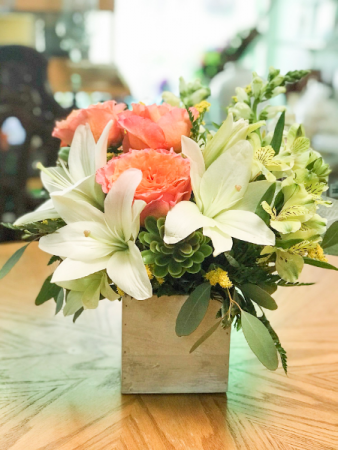An Autumn Spring Floral Arrangement