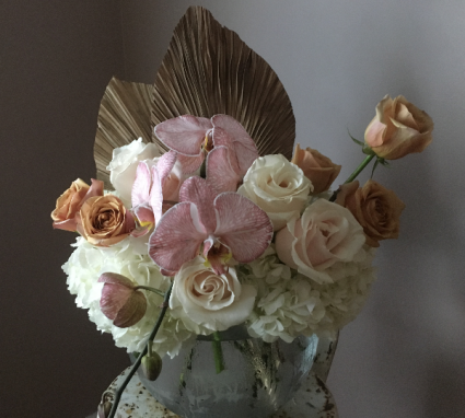 Anahaw Phalaenopsis Vase Arrangement