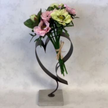 Anemone Heart Silk Floral Arrangement in Mattapoisett, MA | Blossoms Flower Shop Anemone Heart Silk Floral Arrangement in Mattapoisett, MA | Blossoms Flower Shop