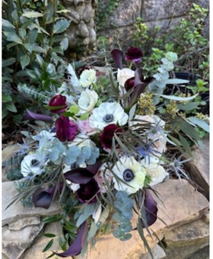 Anemone Moods Bridal Bouquet