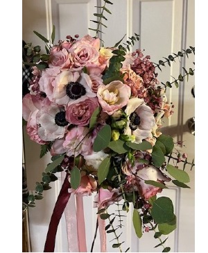 Anemones Bouquet Bridal Bouquet