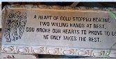 Angel cement bench has cement legs it sits on..three pieces