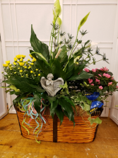 Angel Garden Blooming Garden Basket