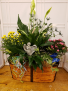 Angel Garden Blooming Garden Basket