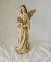 Angel Holding Roses 