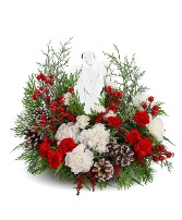 Angel in Silent Night Flower Arrangement