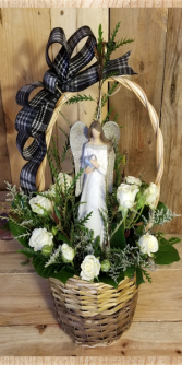 Angel in the Rose Basket Fresh