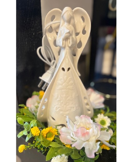 Angel Light (Bird)  w/ floral ring