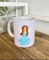 Angel Mug Handmade with Polymer