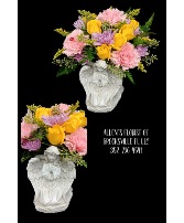 Angel of Hope--Colorful  Fresh cut flowers 