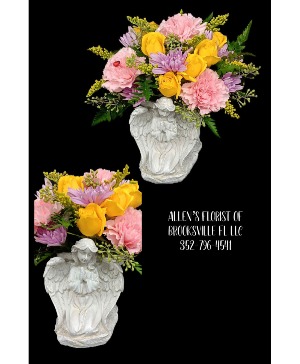 Angel of Hope--Colorful  Fresh cut flowers 