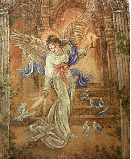 Angel of Light throw Throw