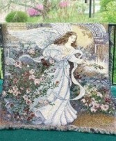 Angel of Love Funeral Throw