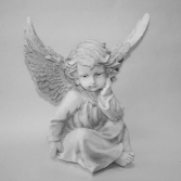 Angel Statue Memorial Stone
