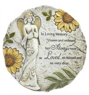 Angel Stepping Stone with Stand Gifts