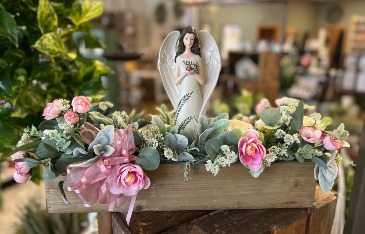 Angel Table Centerpiece  in Delphos, OH | Ivy Hutch Flowers and Gifts