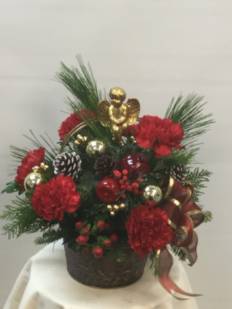 Angel Tin Basket