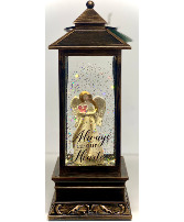 Angel Water Glitter Lantern Powell Florist Exclusive