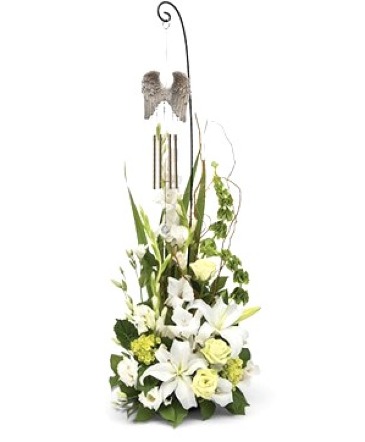 Angel Wing Chimes LOCAL ORDERS ONLY in Fort Worth, TX | DAVIS FLORAL DESIGNS