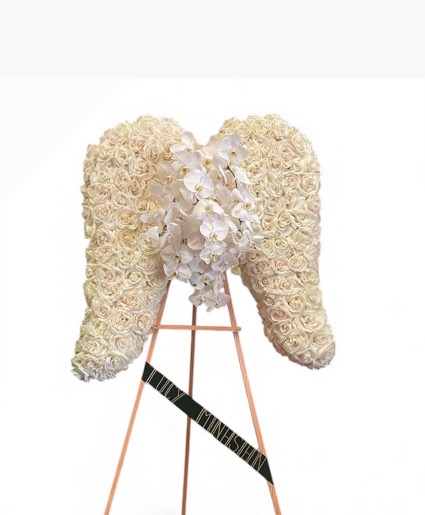 Angel Wings Spray Sympathy 