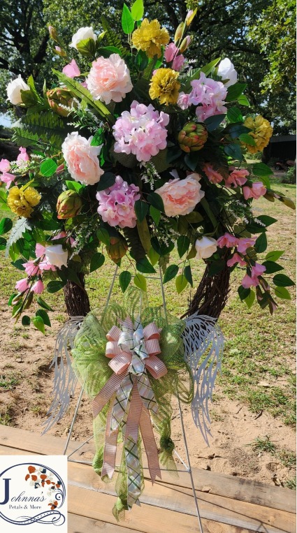 Angel Wings Wreath Grapevine Wreath