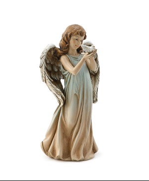 Angel with Dove Gift