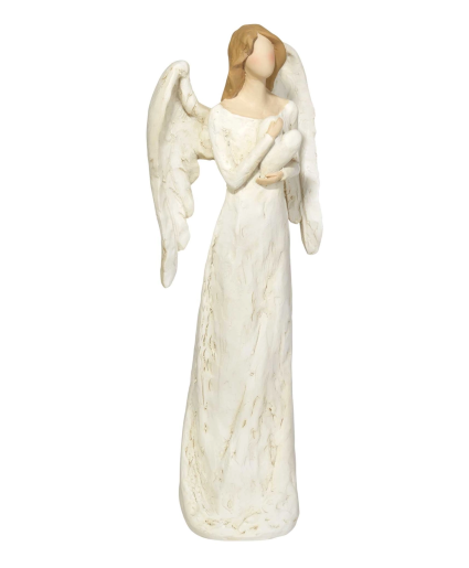 Angel With Heart Angel Figurine