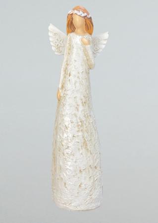 Angel with White Flower Crown