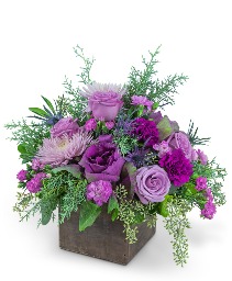 Angelic Amethyst Flower Arrangement