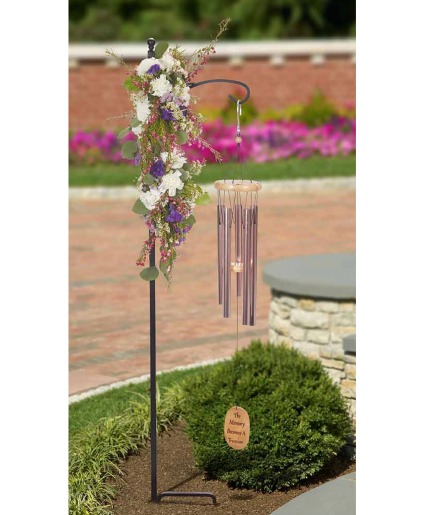 Angelic Memory Windchimes  Sympathy Or Gift Item